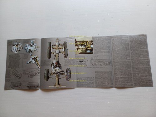 Steyr Puch Pinzgauer 1975 fuoristrada depliant originale inglese spagnolo