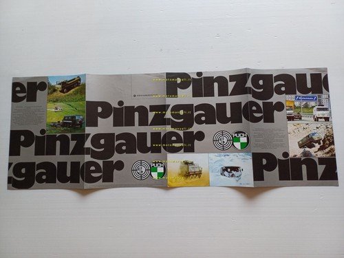 Steyr Puch Pinzgauer 1975 fuoristrada depliant originale inglese spagnolo