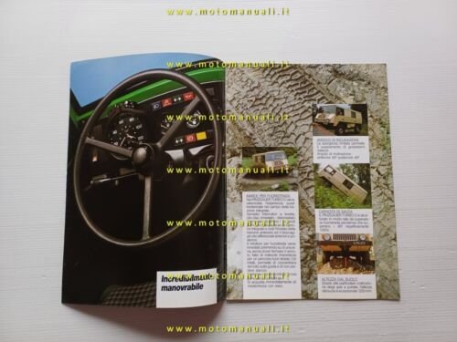 Steyr-Puch Pinzgauer Turbo Diesel 4x4 6x6 1986 depliant italiano originale