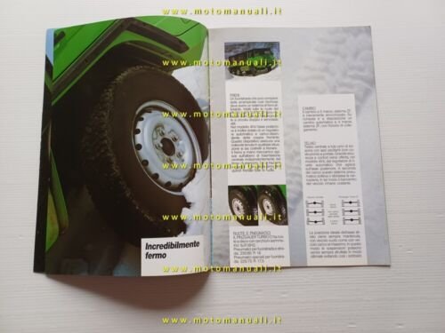 Steyr-Puch Pinzgauer Turbo Diesel 4x4 6x6 1986 depliant italiano originale