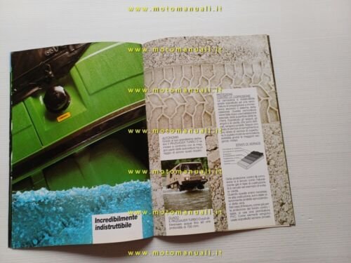 Steyr-Puch Pinzgauer Turbo Diesel 4x4 6x6 1986 depliant italiano originale