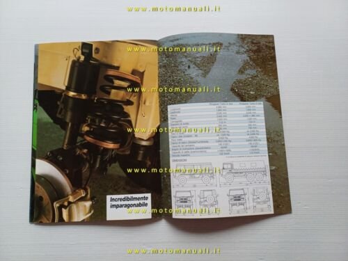 Steyr-Puch Pinzgauer Turbo Diesel 4x4 6x6 1986 depliant italiano originale