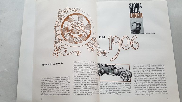 Storia della Lancia 1906-1969 Rivista Lancia 1974