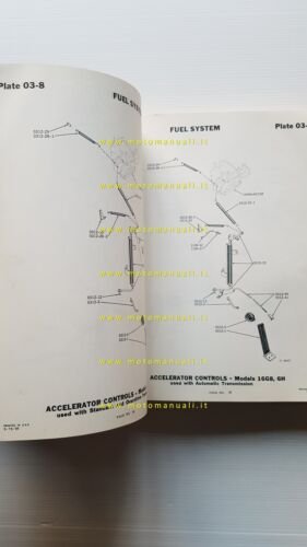 Studebaker Champion Commander catalogo ricambi telaio 1955-56 chassis parts list