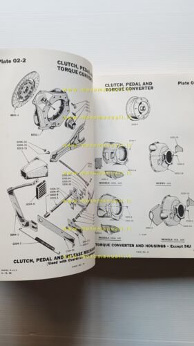 Studebaker Champion Commander catalogo ricambi telaio 1955-56 chassis parts list