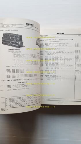 Studebaker Champion Commander catalogo ricambi telaio 1955-56 chassis parts list