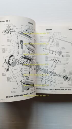 Studebaker Champion Commander catalogo ricambi telaio 1955-56 chassis parts list