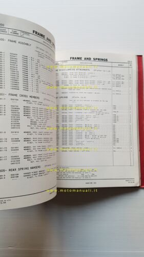 Studebaker Champion Commander catalogo ricambi telaio 1955-56 chassis parts list