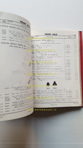 Studebaker Champion Commander catalogo ricambi telaio 1955-56 chassis parts list
