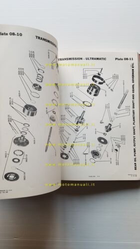 Studebaker Champion Commander catalogo ricambi telaio 1955-56 chassis parts list