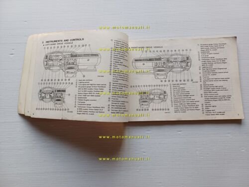 SUBARU 1300 - 1600 - 1800 1982 manuale uso manutenzione …