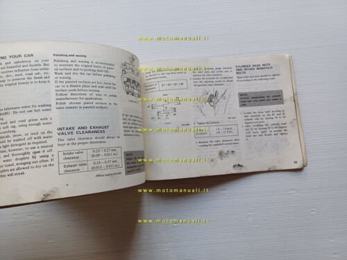 SUBARU 1300 - 1600 - 1800 1982 manuale uso manutenzione …