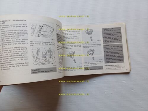 SUBARU 1300 - 1600 - 1800 1982 manuale uso manutenzione …