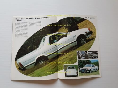 Subaru 4WD produzione modelli 1984 depliant pubblicitario originale italiano