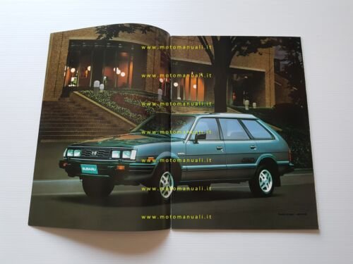 Subaru 4WD produzione modelli 1984 depliant pubblicitario originale italiano