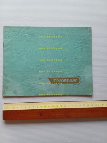 Sunbeam S7 - S8 1952 depliant inglese originale