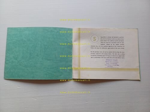 Sunbeam S7 - S8 1952 depliant inglese originale