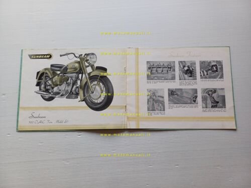 Sunbeam S7 - S8 1952 depliant inglese originale