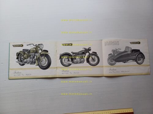 Sunbeam S7 - S8 1952 depliant inglese originale