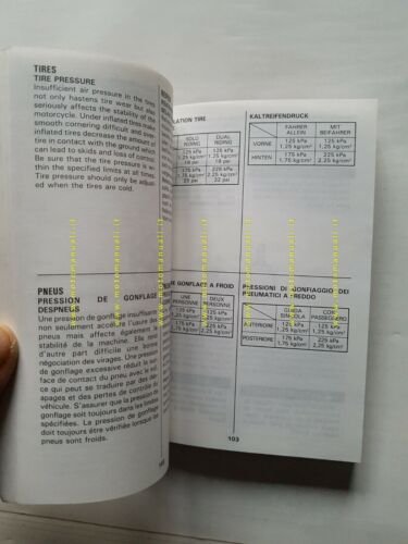 SUZUKI AH 100 ADDRESS 1994 manuale uso manutenzione ITALIANO originale