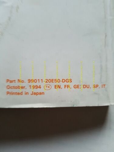 SUZUKI AN 125 Scooter 1994 manuale uso manutenzione ITALIANO originale …