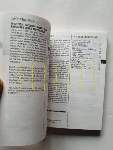 SUZUKI AN 125 Scooter 1994 manuale uso manutenzione ITALIANO originale …