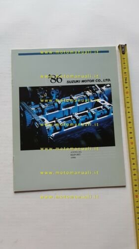 Suzuki Annual Report 1986 rivista aziendale inglese originale no depliant