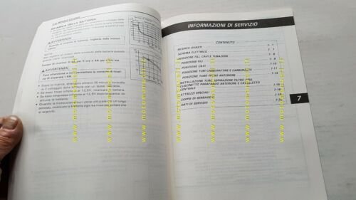 SUZUKI AP 50 S 1995 manuale officina SCOOTER ITALIANO originale