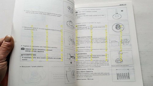 SUZUKI AP 50 S 1995 manuale officina SCOOTER ITALIANO originale