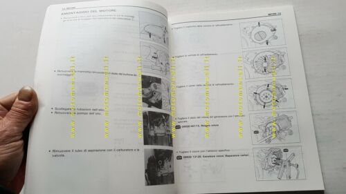 SUZUKI AP 50 S 1995 manuale officina SCOOTER ITALIANO originale