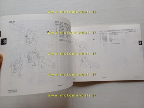 Suzuki Burgman AN 250 2005 catalogo ricambi ORIGINALE spare parts …