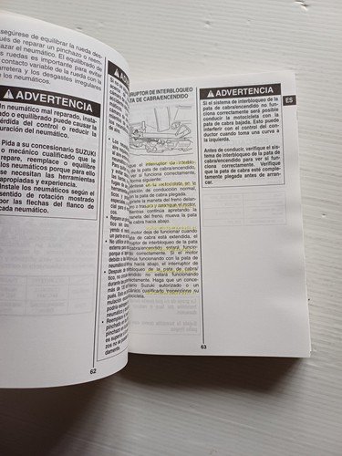 Suzuki Burgman AN 650 2003-07 manuale uso manutenzione ITALIANO originale