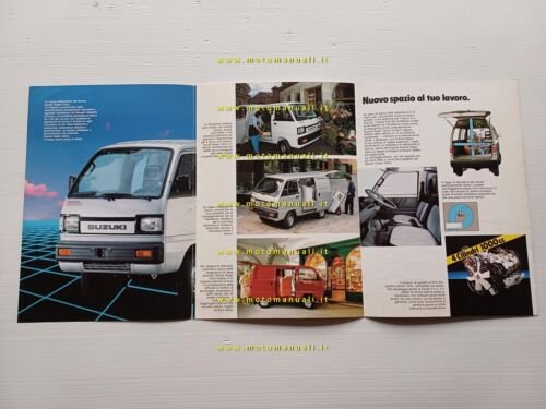 Suzuki Carry furgone depliant italiano originale moto brochure