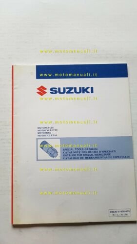 Suzuki catalogo 2003 attrezzi speciali officine originale ENGLISH SPECIAL TOOLS