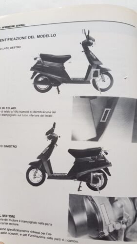 SUZUKI CP 50 Scooter 1990 manuale officina originale italiano workshop …