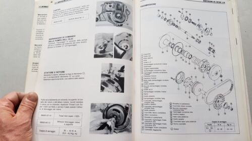 SUZUKI CP 50 Scooter 1990 manuale officina originale italiano workshop …