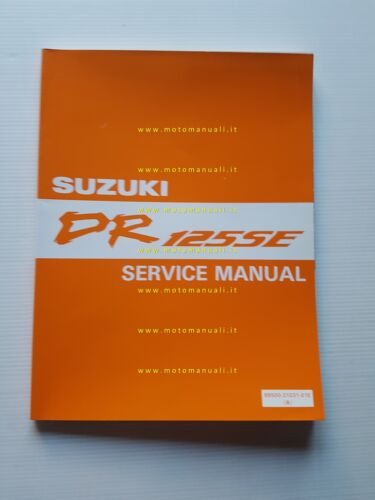 Suzuki DR 125 SE 1993-96 manuale officina originale inglese