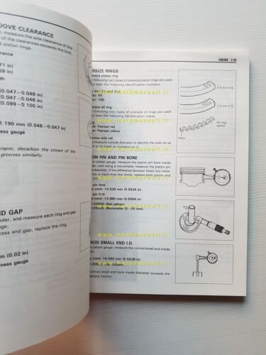 Suzuki DR 125 SE 1993-96 manuale officina originale inglese