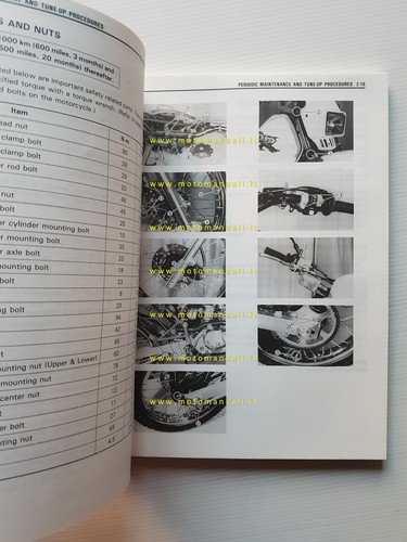 Suzuki DR 125 SE 1993-96 manuale officina originale inglese