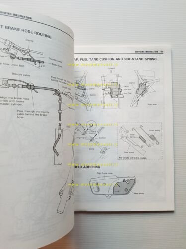 Suzuki DR 125 SE 1993-96 manuale officina originale inglese