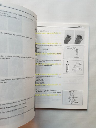 Suzuki DR 125 SE 1993-96 manuale officina originale inglese