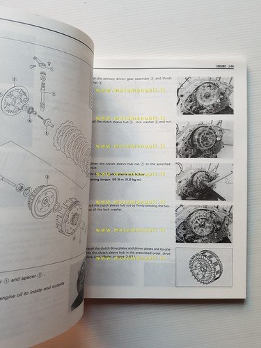 Suzuki DR 125 SE 1993-96 manuale officina originale inglese