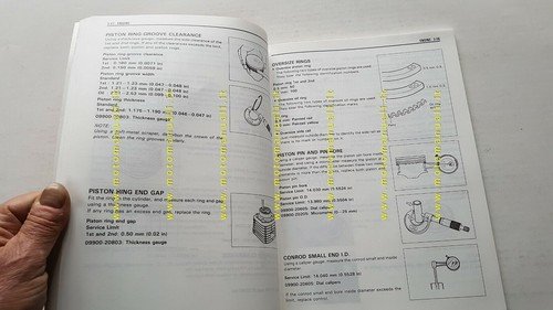 Suzuki DR 125 SE 1994 manuale officina ENGLISH originale WORKSHOP …