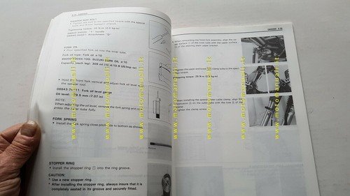 Suzuki DR 125 SE 1994 manuale officina ENGLISH originale WORKSHOP …