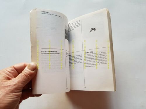 Suzuki DR 350 S Enduro 1990 manuale uso originale italiano …