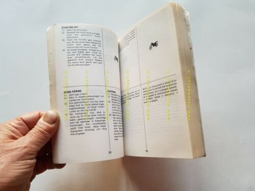 Suzuki DR 350 S Enduro 1990 manuale uso originale italiano …