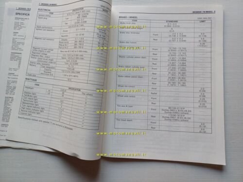 Suzuki DR 350 SE 1993 AGGIORNAMENTO manuale officina inglese originale