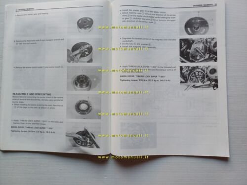 Suzuki DR 350 SE 1993 AGGIORNAMENTO manuale officina inglese originale