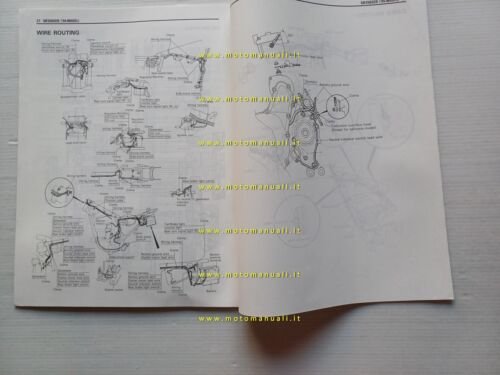 Suzuki DR 350 SE 1993 AGGIORNAMENTO manuale officina inglese originale