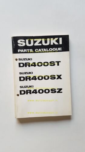 Suzuki DR 400 ST - SX - SZ 1982 catalogo …